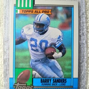 Barry Sanders Topps All Pro Football Card